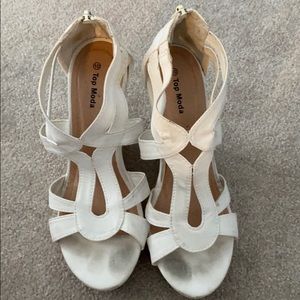 White wedges